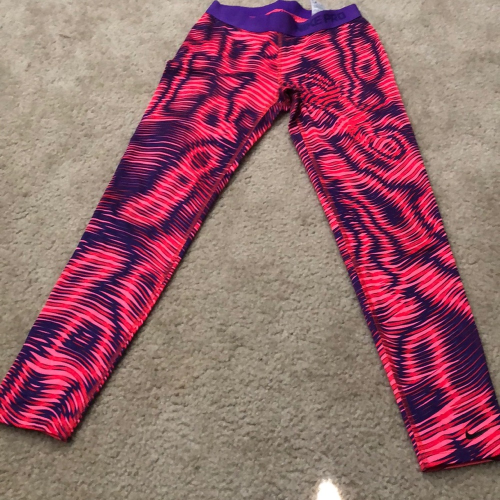 Multi-Color Nike Pro Tights